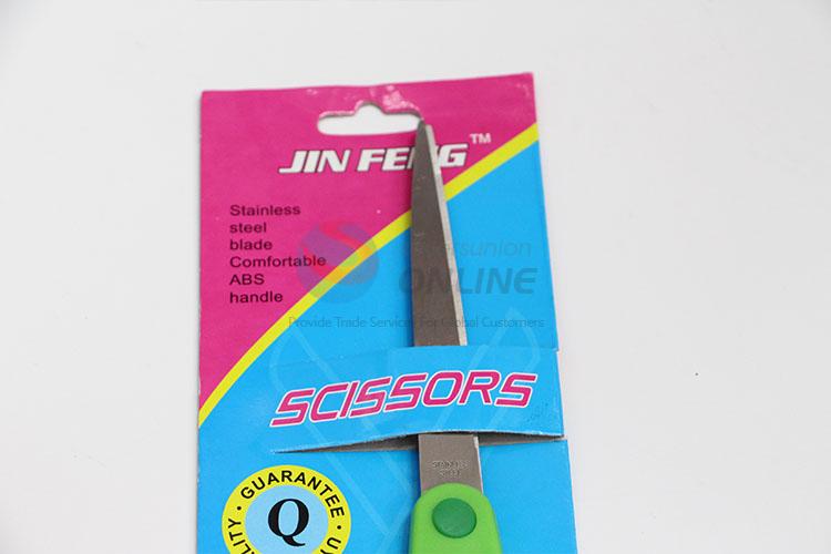 Newest design low price green scissors