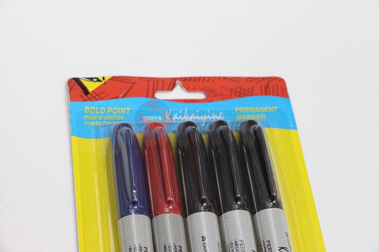 Reasonable price permanent marker with three color