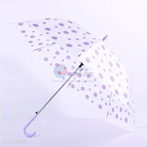 Six Colors Transparent Umbrella PVC Environmental Protection Umbrella Dotted Umbrella
