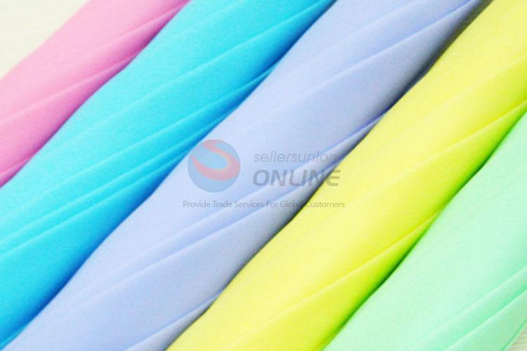Five Candy Colors Long Handle EVA Umbrella for Lady