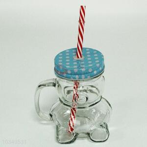 Promotional Glass Straw Cup