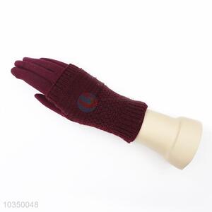 High sales promotional women winter warm gloves