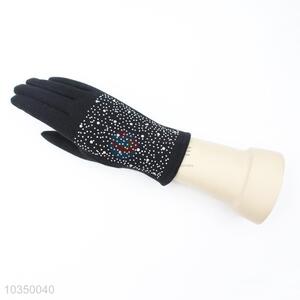 Fancy design hot selling women winter warm gloves