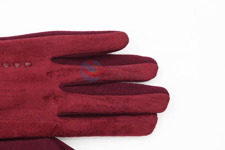 Factory supply delicate women winter warm gloves