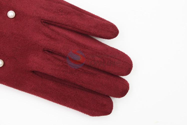 China manufacturer top quality women winter warm gloves