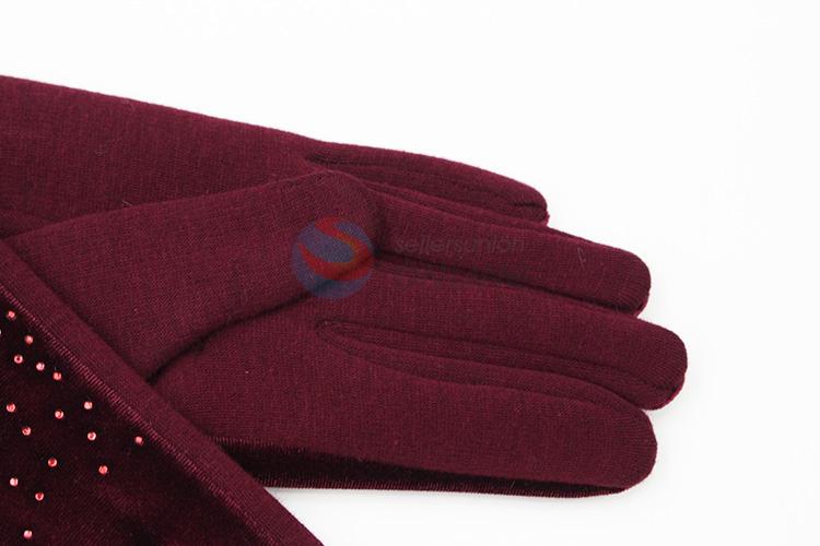 Competitive price hot selling women winter warm gloves