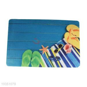 Wholesale China Supply Slipper Printed Bath Mat,38cm*58cm