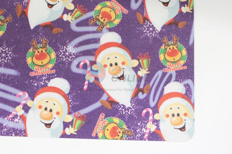 New Design Printing Polyster Mat for Christmas