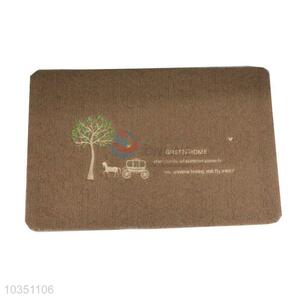 Tree Printed Door Mat With Good Quality