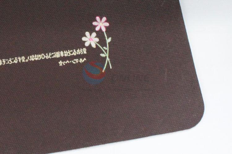 Wholesale Custom Cheap Flower Printed Door Mat