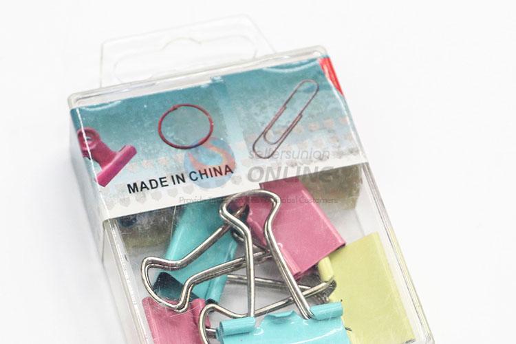 Hottest Professional 6pcs Binder Clips for Notes Letter Paper Books Home Office School File Paper