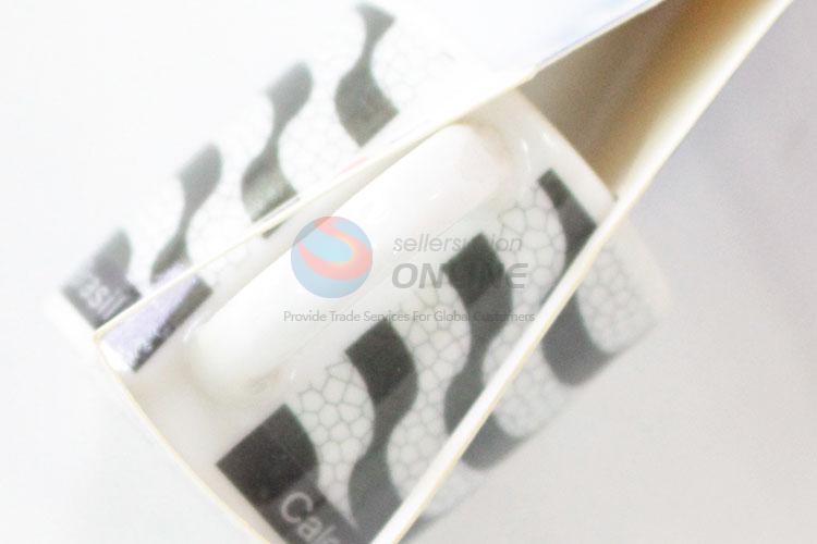 Cheap top quality best fashion black&white ceramic cup