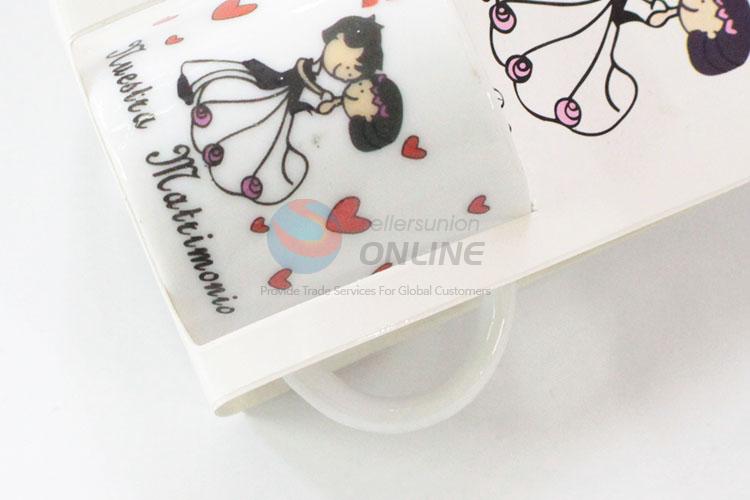 Cheap high sales fashion wedding style ceramic cup