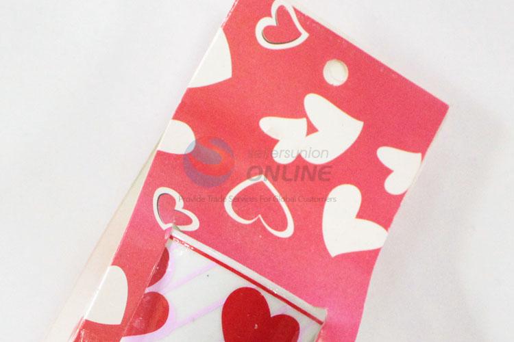 Low price red heart pattern ceramic cup