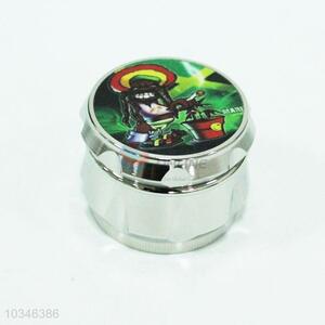 Silver 4 layer kirsite weed grinder for smoking