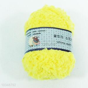 Good price 100% polyester crochet yarn pompon yarn for hand knitting