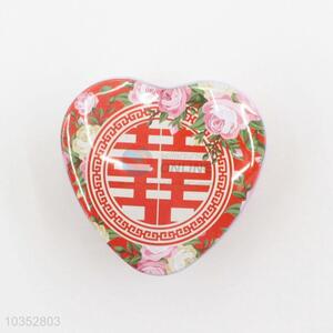 New Design Printed Heart Design Tin Box For Candy