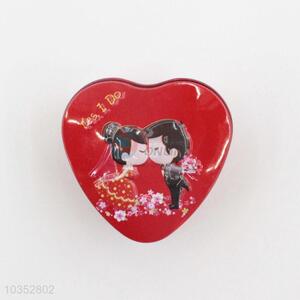 New Style Heart Design Tin Box For Candy