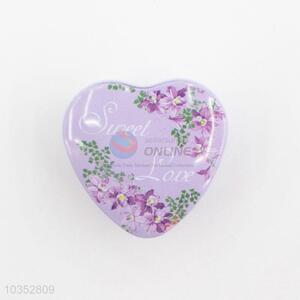 Factory Price High Quality Tin Box With Heart Shaped