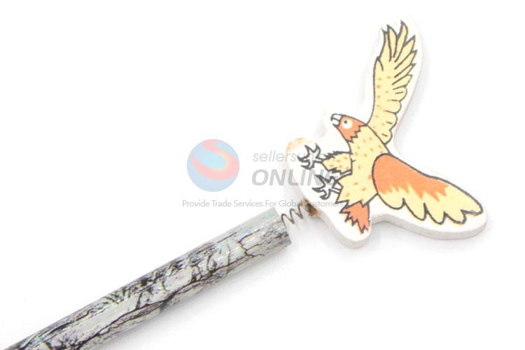 Custom Eagle Pattern Writing Pencil School Stationery