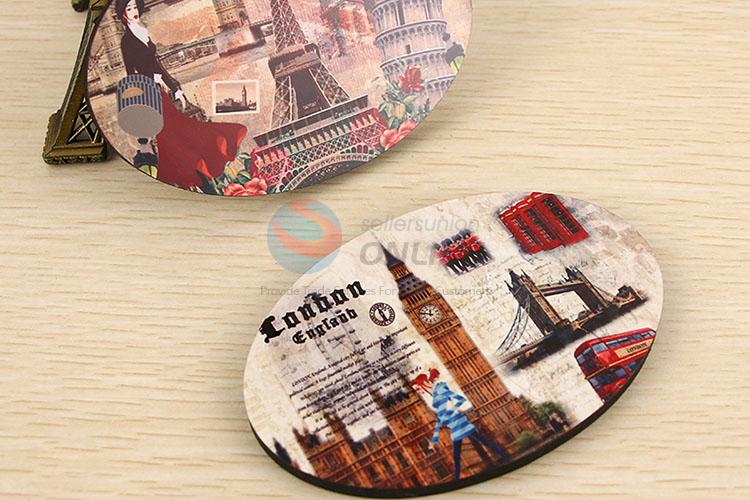 Best Selling Color Printing Oval Fridge Magnet