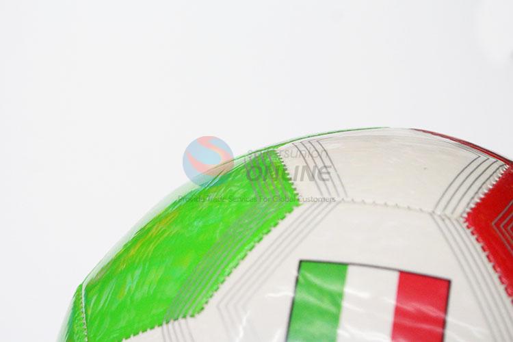 Italy Foam Training Game Soccer Football with Rubber Bladder