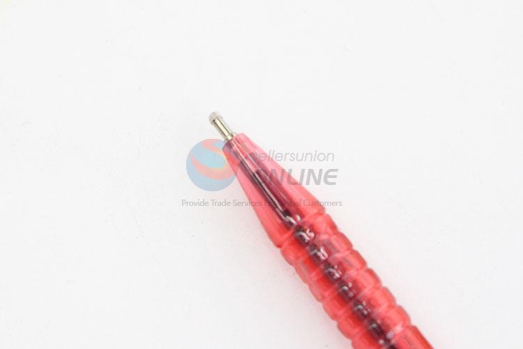 50 Pcs/Set Red Color Plastic Ballpoint Pen Office Supplies