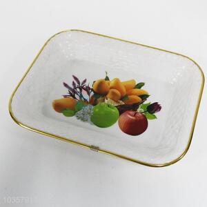 Wedding deep plastic fruit tray plate