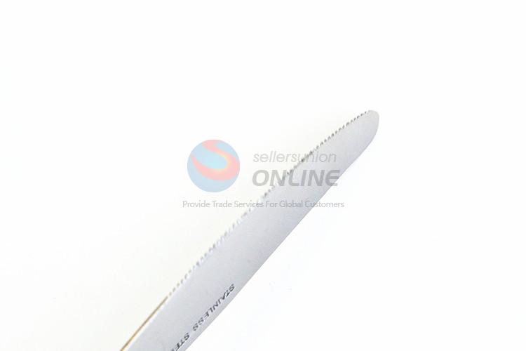 Factory promotional price metal table knife