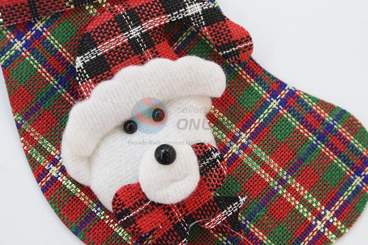 Lovely checked christmas stocking christmas socks