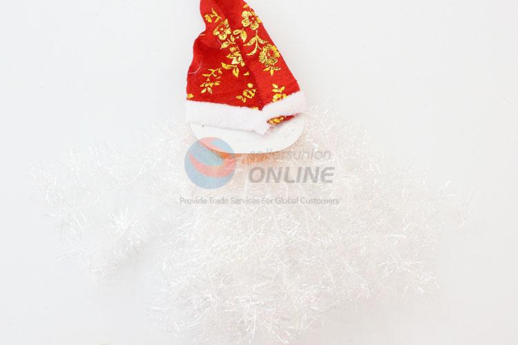 Santa decorating christmas hanging