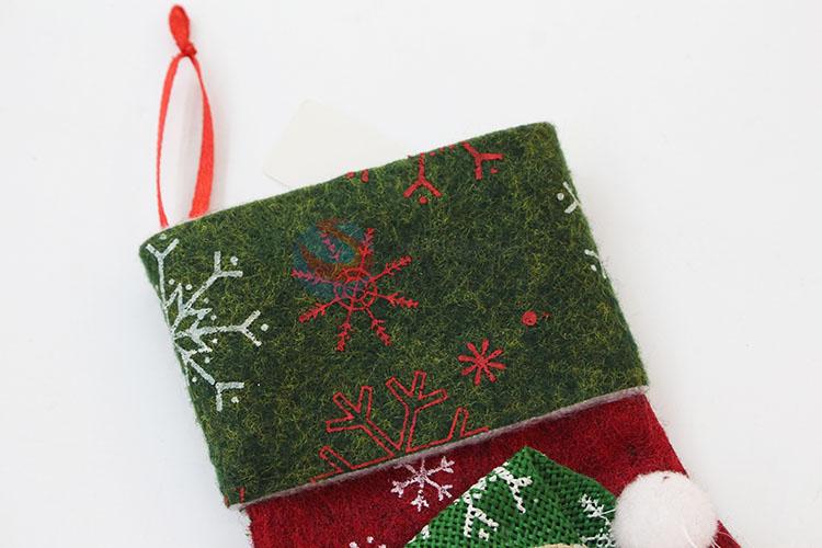 Creative felt christmas decoration socks