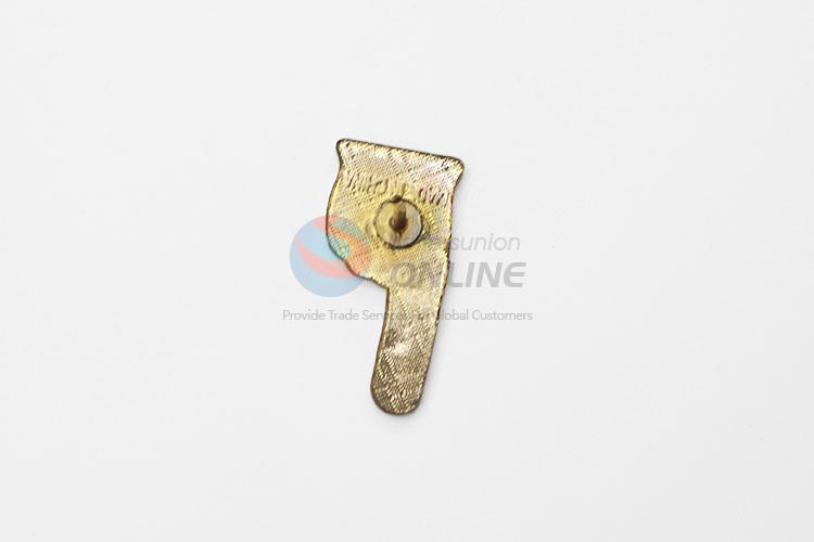 Customized design alloy finger enamel badges/pins