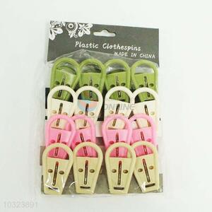 China factory price 16pcs plastic clothes pegs