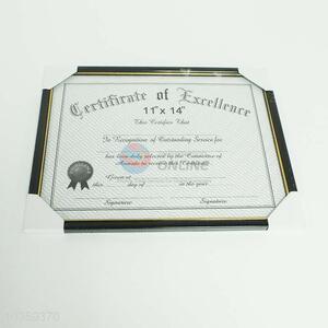 Simple best certificate frame