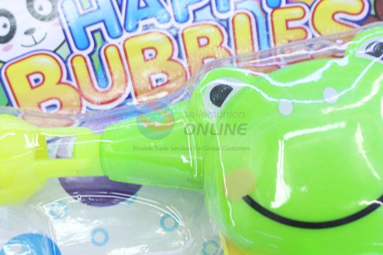Lovely top quality frog shape bubble machine