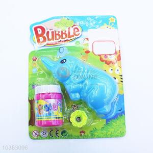 Wholesale cute style blue elephant shape bubble machine