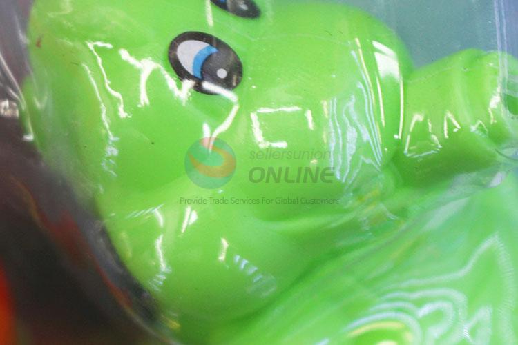 China factory price green dinosaur shape bubble machine