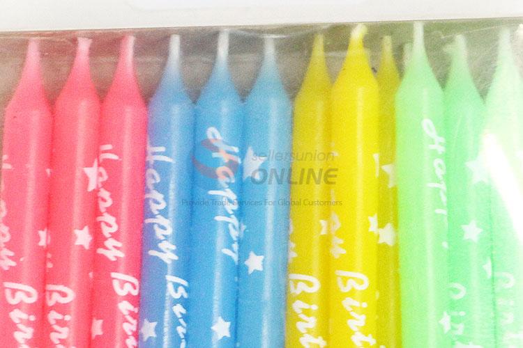 High Quality Colorful Party Candle Happy Birthday Candles