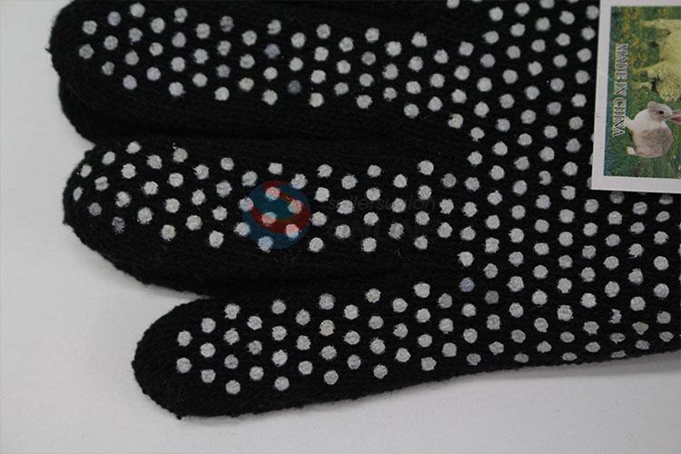 Best selling fashion pvc dotted cotton gloves