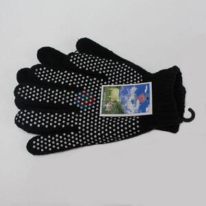 Best selling fashion pvc dotted cotton gloves