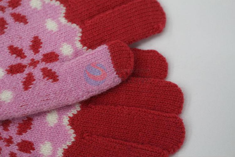 Factory supply knitted gloves for children