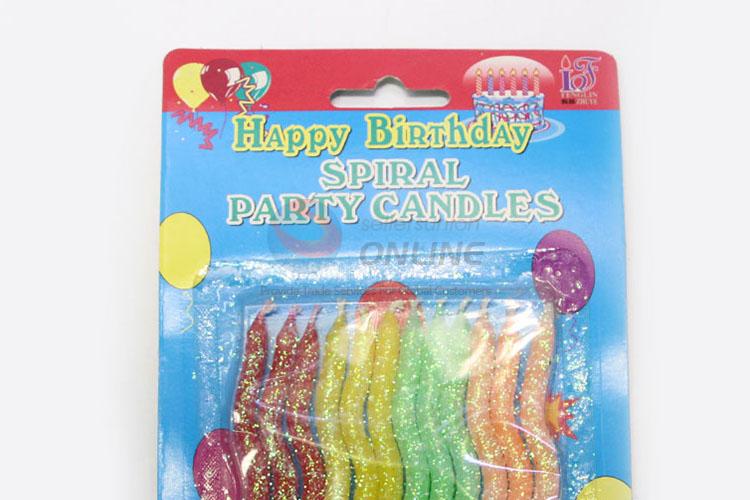 Factory Excellent 12pcs Multicolour Flame Birthday Candle