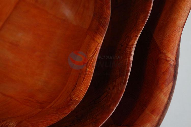 Hot sale fashion design wood fruit dish