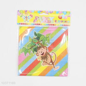 Top quality low price 20pcs monkey pattern napkins