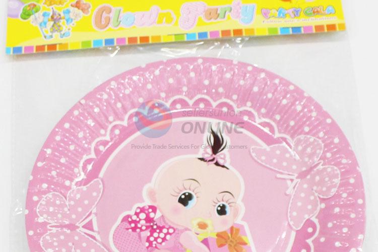 Wholesale 6pcs party use paper plates