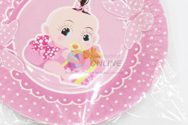 Wholesale 6pcs party use paper plates