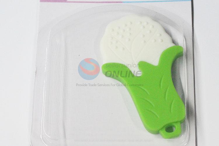 Food grade silicone teething rings for babies vegetable teething toys