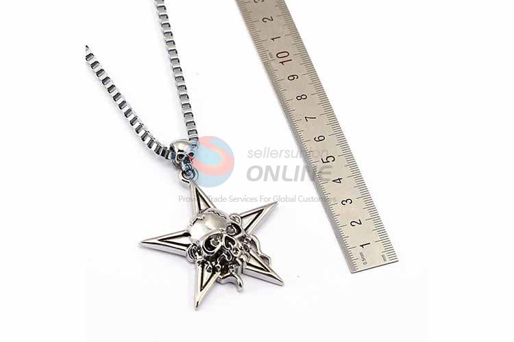 Star Pendant Punk Zinc Alloy jewellery Necklace