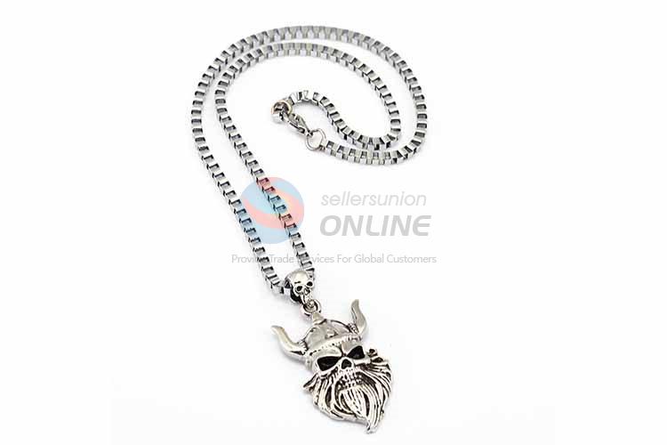 Skull Pendant Punk Zinc Alloy jewellery Necklace